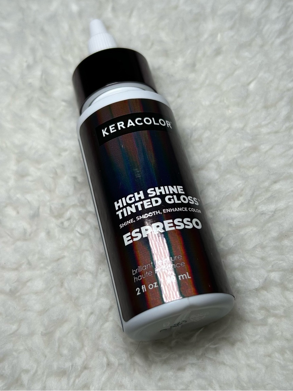 Keracolor High Shine Tinted Gloss In Espresso 2 oz New